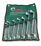 Комплект ключей накидных 6-22мм 7шт Hans 16097M