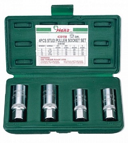 На сайте Трейдимпорт можно недорого купить Набор шпильковертов 1/2" Hans 4391M. 